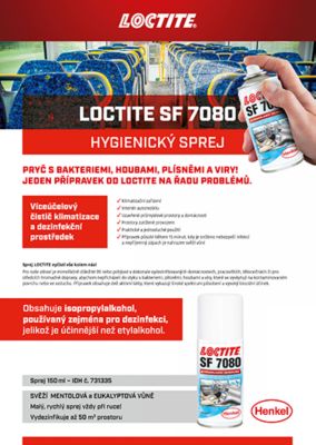 Hygienický sprej LOCTITE SF 7080 CZ