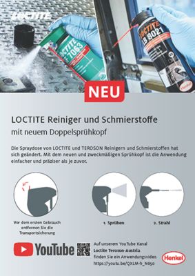 Informationsblatt LOCTITE Reiniger Schmierstoffe AT