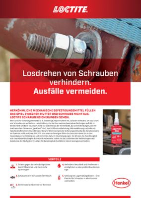 Informationsblatt LOCTITE Schraubensicherungen 243 270 AT