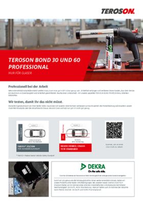 Informationsblatt TEROSON BOND 30  60 Professional AT