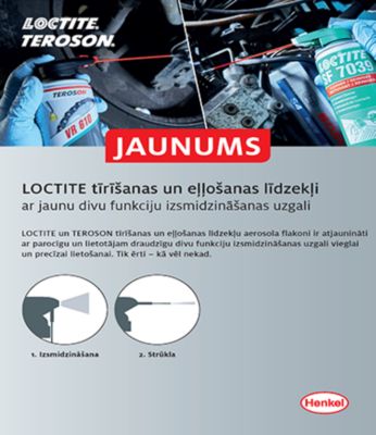 LOCTITE TĪRĪŠANAS UN EĻĻOŠANAS VR610 SF7030