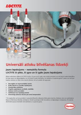 LOCTITE UNIVERSĀLI ATLOKU BLĪVĒŠANAS LĪDZEKLI