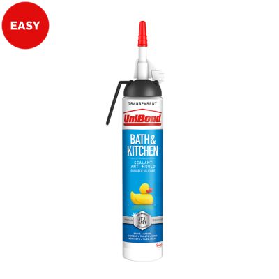 UniBond Easy Sealing Kitchen & Bathroom Sealant Pressure Pack