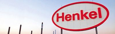 Logo Henkel na tle nieba