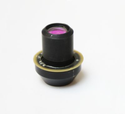 Close up photo of camera lens for advanced driver assist system