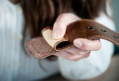 How to fix a split deals leather belt with shoe goo