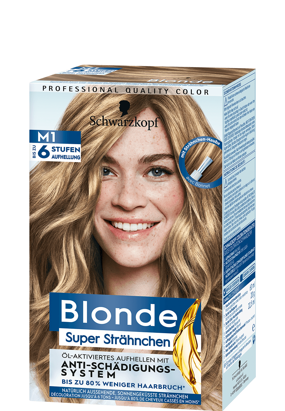 Dunkelblonde haare mit blonden strähnchen