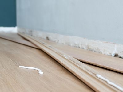 How to remove glue from hardwood floors