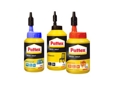 Pattex Bois Express, colle à bois à séchage rapide, colle