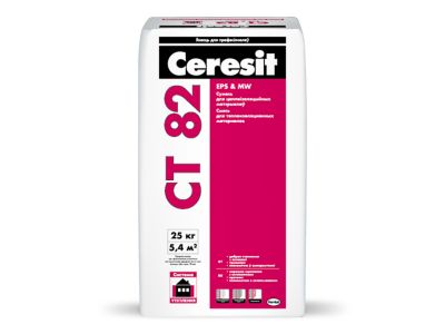CT 82. Смесь для теплоизоляционных материалов - Ceresit