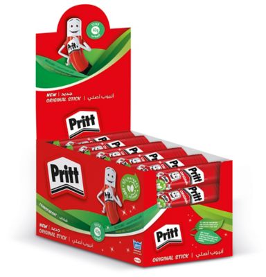 Pritt Original Glue Stick Sustainable Long Lasting Strong Adhesive Solvent  Free Value Pack 11g (Pack 25) - 1564149