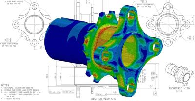 fea model analysis of assembly