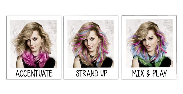 Hair Chalk On Blonde Hair - Homemade Hair Chalk Tutorial For Tweens