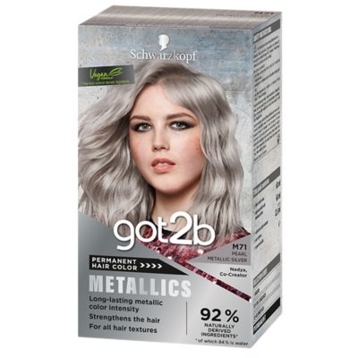 Got2b metallic 2025 silver hair dye