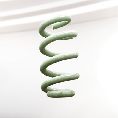 Green, lightweight composite coil string