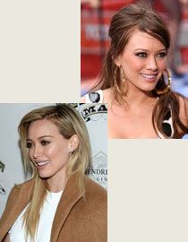Os penteados de Hilary Duff