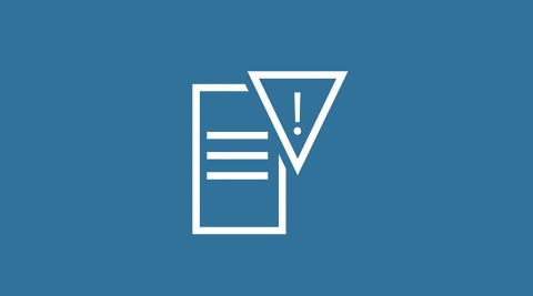 ícone azul a mostrar documentos