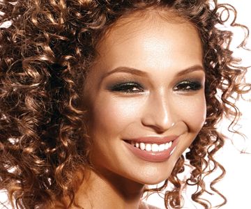 Tyme iron outlet on curly hair