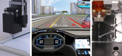 Split image PUR hotmelt,HUD and LOCA