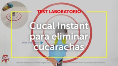 Cucal Instant contra cucarachas - Test de producto en laboratorio