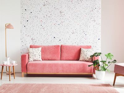 Wandgestaltung im Wohnzimmer: Diese Tapeten schaffen Atmosphäre