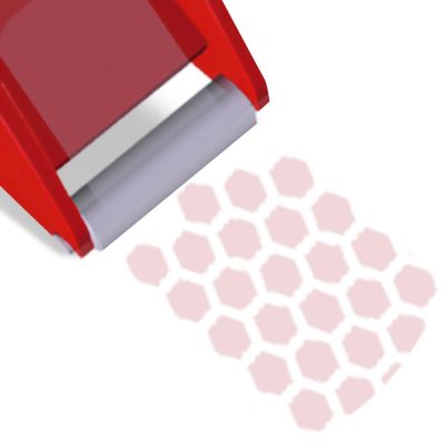 Compact glue roller