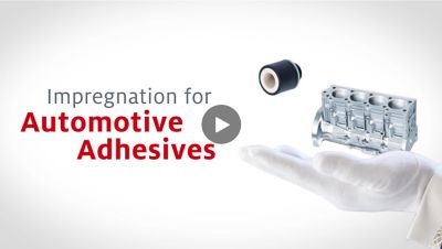 Video thumbnail for Impregnation for Automotive Adhesives with a white-gloved butler's hand