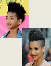 Willow Smith et Dominique Tipper coupes iroquois