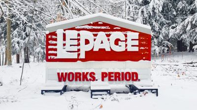 lepage works period logo in winter
