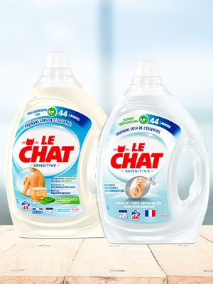 Le Chat, lessive liquide savon de Marseille et Aloe Vera, 44