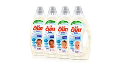 Le Chat Bébé - Lessive Liquide - 1,60 L - 30 Lavages 