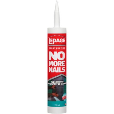 No More Nails® Adhesif Pour Encadrements de Baignoire