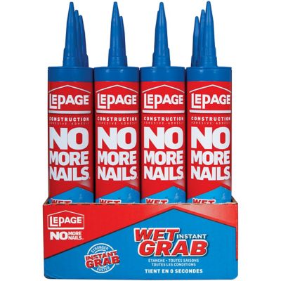 No More Nails® Wet Grab Adhésif pour la construction