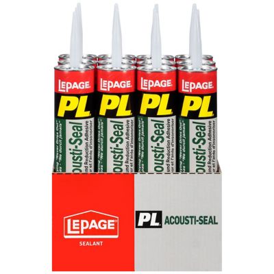 LePage PL® Acousti-Seal Vapour Barrier & Sound Reduction Adhesive
