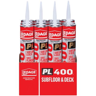 PL® 400 Subfloor & Deck Adhesive