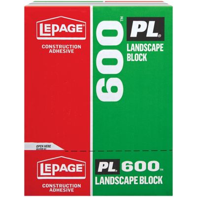 Pl 600 Landscape Block Adhesive, How To Use Landscape Block Adhesive
