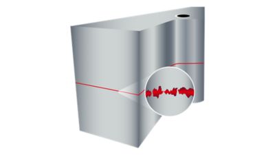 Call out of red liquid gasketing between metal components undergoing anaerobic curing