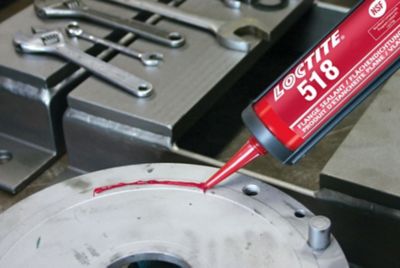 Pre-cut compression gaskets can fail. LOCTITE can help