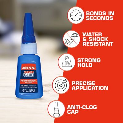 Loctite Super Glue-3 Easy Brush - super strong instant glue - 5g bottle  with brush applicator - Schleiper - Complete online catalogue