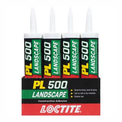 Loctite Pl 500 Landscape Block Adhesive, How To Glue Landscape Bricks Together