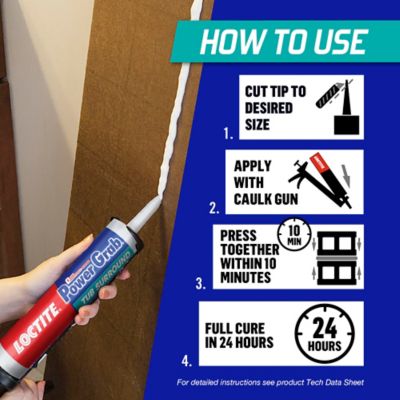 Loctite® Power Grab® Tub Surround Construction Adhesive