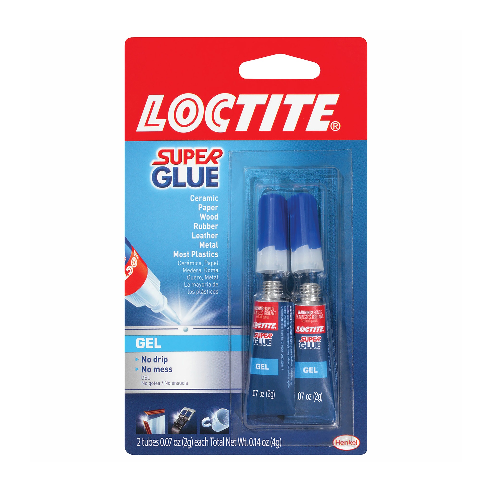 LOCTITE Super Glue, GLASS / METAL Bond Instant Adhesive 3g. Water