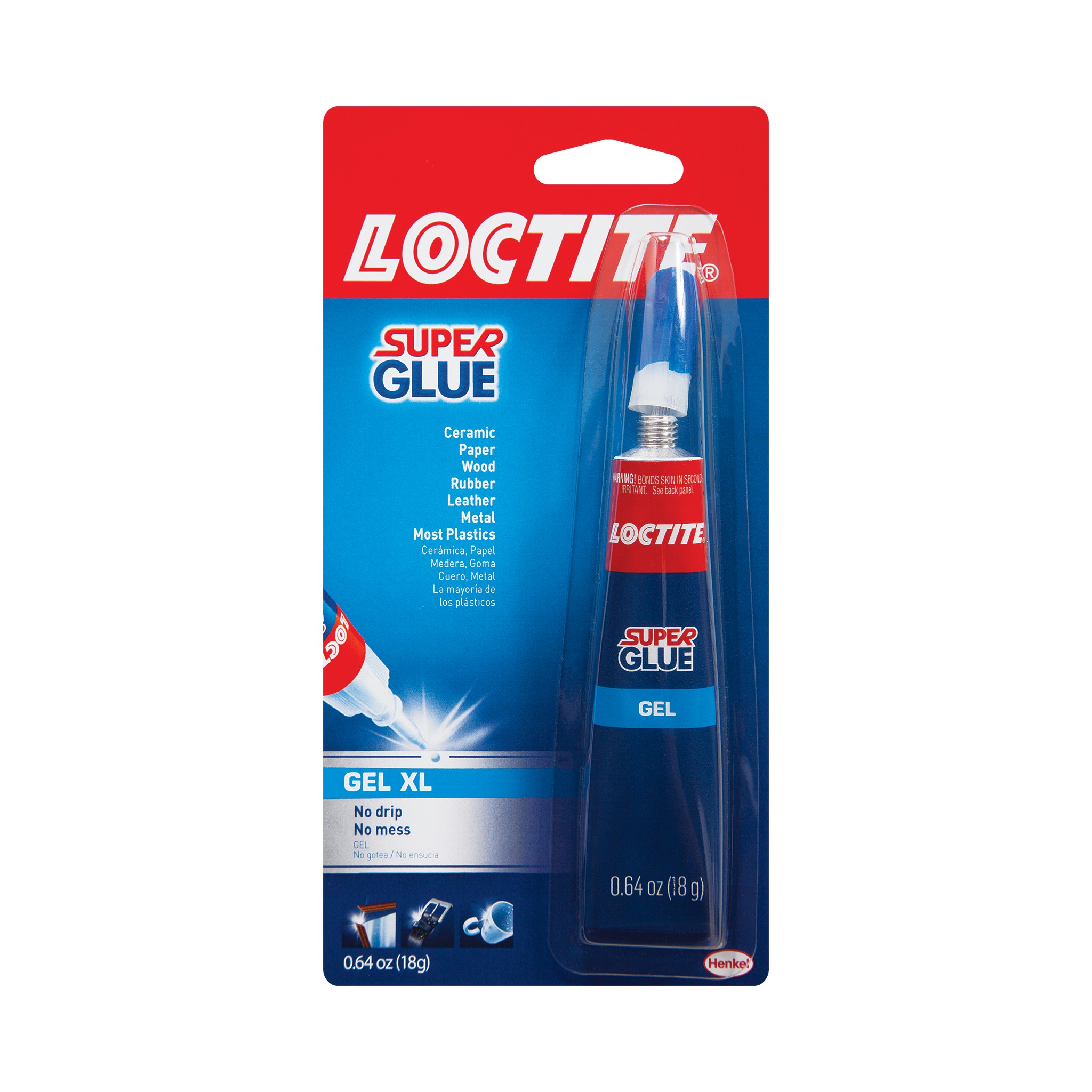 Loctite Super Glue Gel Control, Clear Superglue For Plastic, Wood, Metal,  Crafts, & Repair, Cyanoacrylate Adhesive Instant Glue, Quick Dry - 0.14 fl