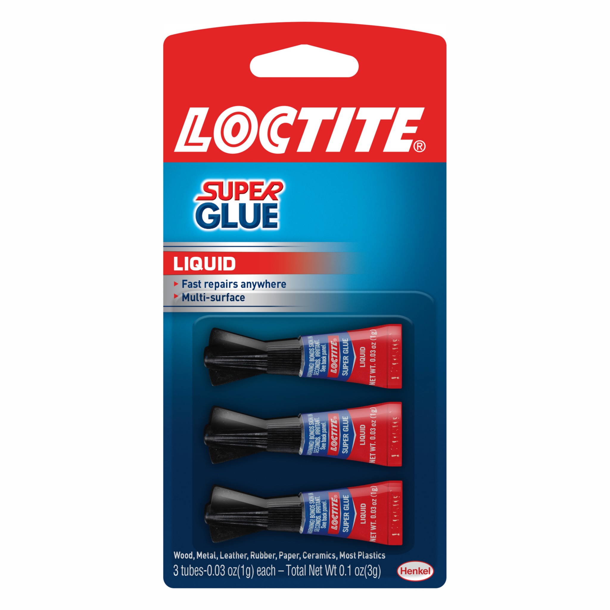 LOCTITE Super Glue POWER GEL FLEX MINI TRIO Flexible Adhesive 3x1g Tubes