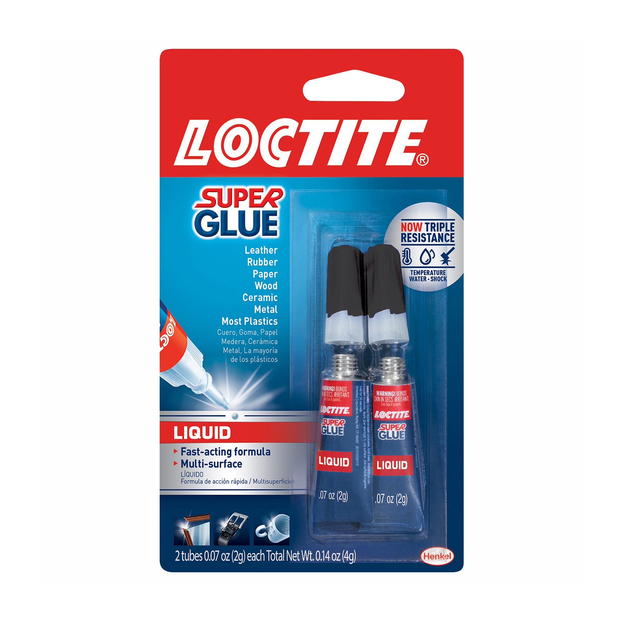 Super Glue-3 con Pincel Loctite 5g o 5+2g