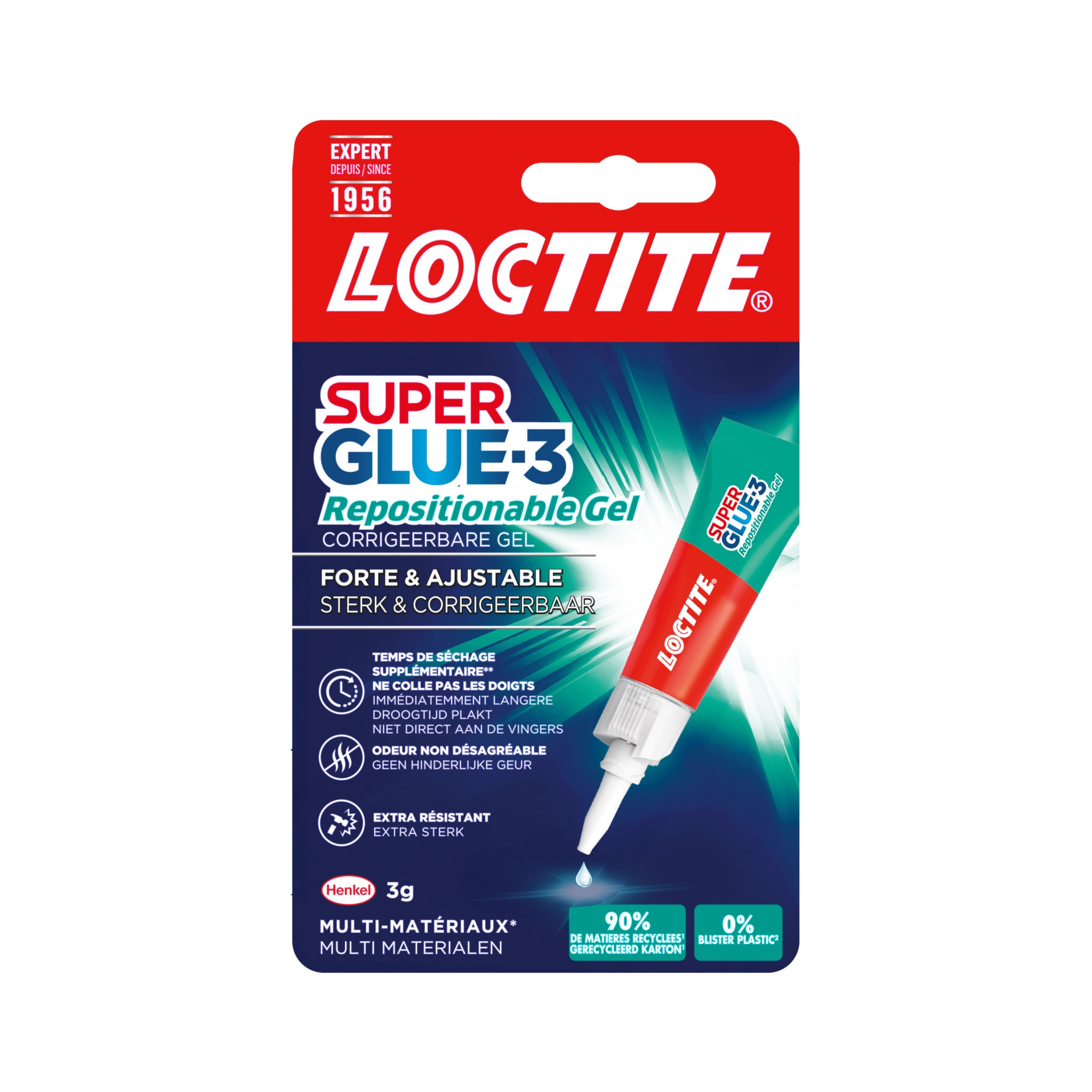 LOCTITE SUPERGLUE-3 Repositionable Gel