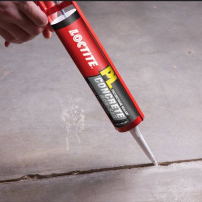 Seal up gaps and cracks with concrete sealant