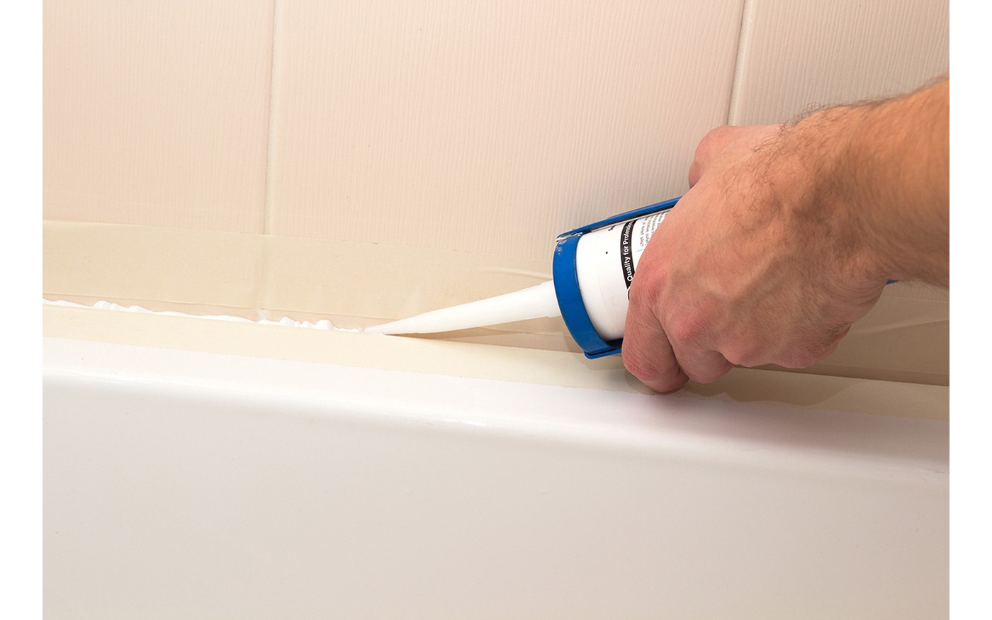 How to use a caulk gun