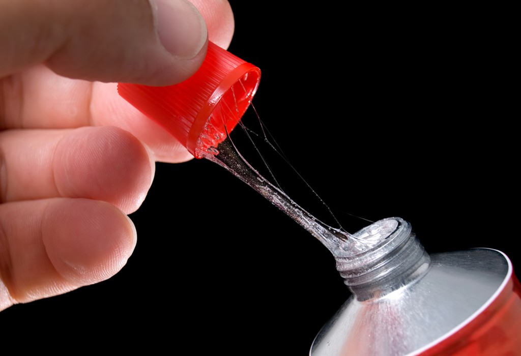 Remove crazy glue from plastic