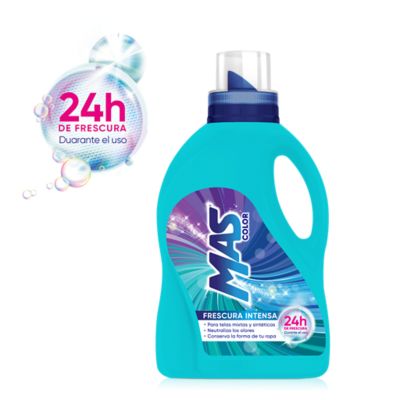 Detergente para ropa de fibras mixtas y sintéticas | MAS Color - Frescura  Intensa